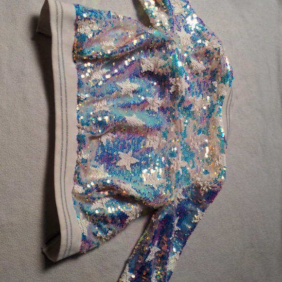 Girls Rainbow Star Sequins Jacket in size 6 by Truly Me Sara Sara - Picture 10 of 15